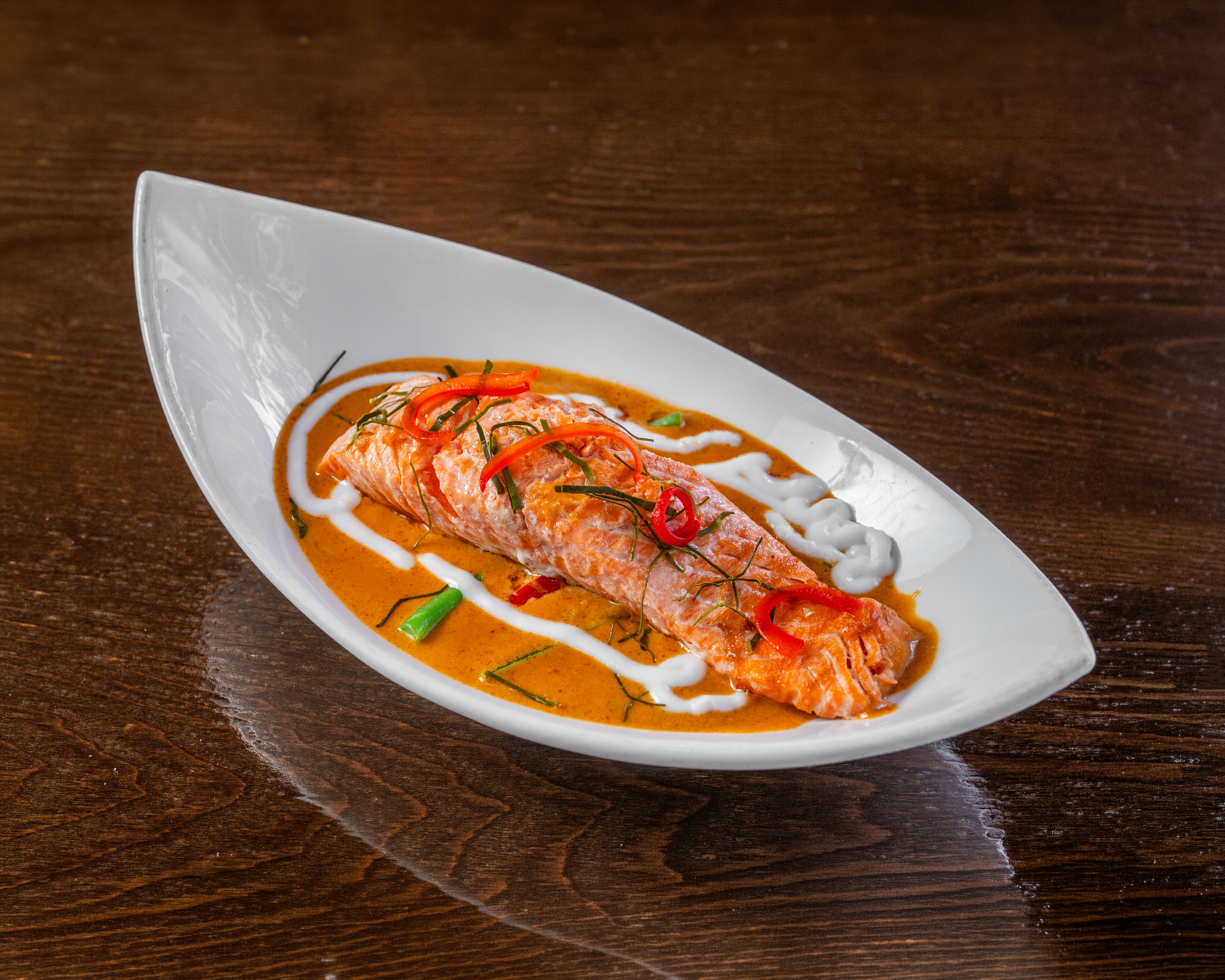 Salmon Panang Curry